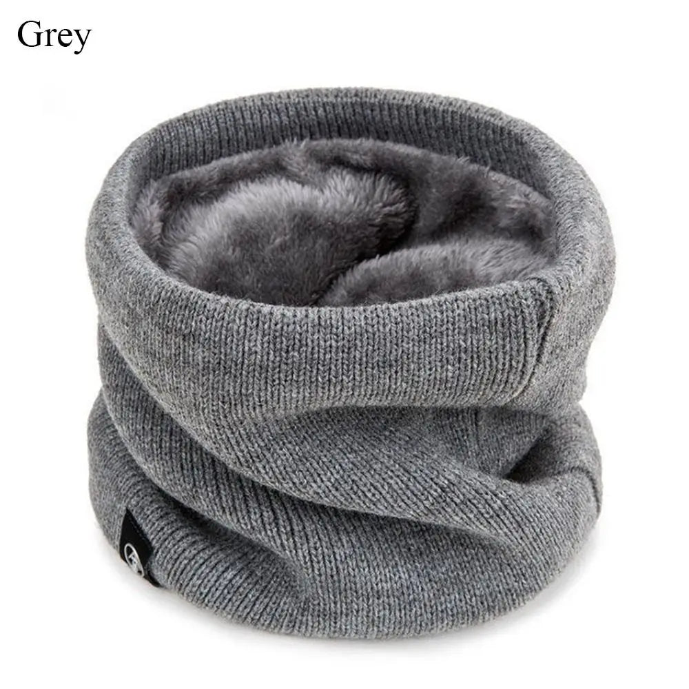 Knitted Neck Warmer Sports Scarf Fashion Soft Women Men Face Cover Winter Skating Running Hiking Scarves Thick Cold-proof Collar