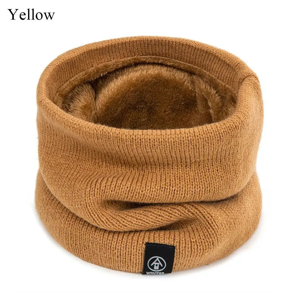 Knitted Neck Warmer Sports Scarf Fashion Soft Women Men Face Cover Winter Skating Running Hiking Scarves Thick Cold-proof Collar