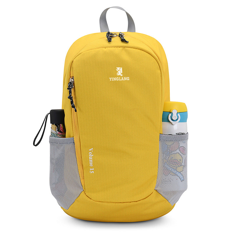 15L Outdoor Leisure Backpack Waterproof & Lightweight, Large Capacity Daypack for Hiking/Camping/Travel